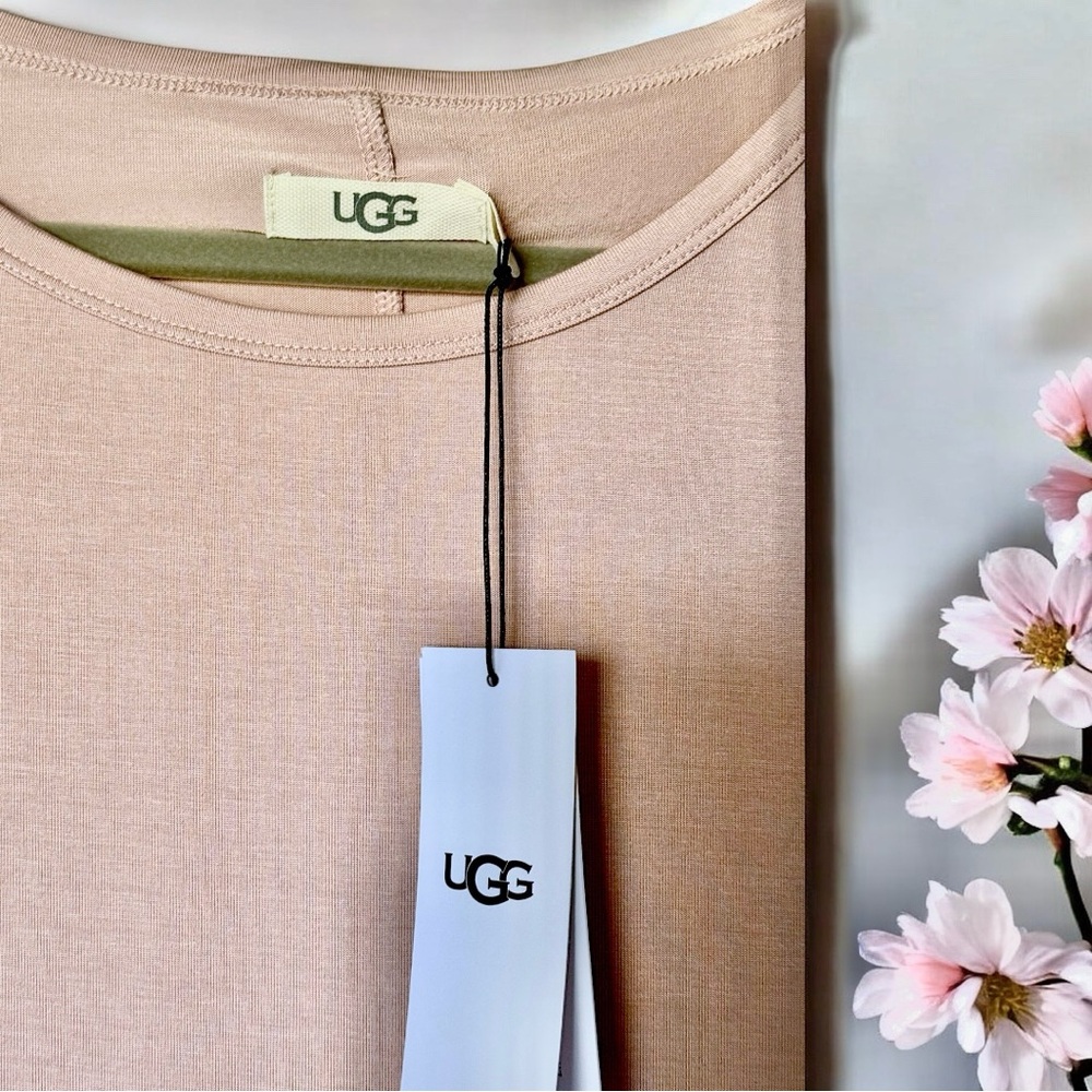 New UGG Pink Tee - Long Sleeve - Silky Ugg T-Shirt Top - Size Small - Color PCNY - Picture 9 of 15
